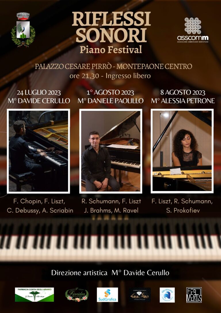 al via il Festival pianistico “Riflessi sonori”